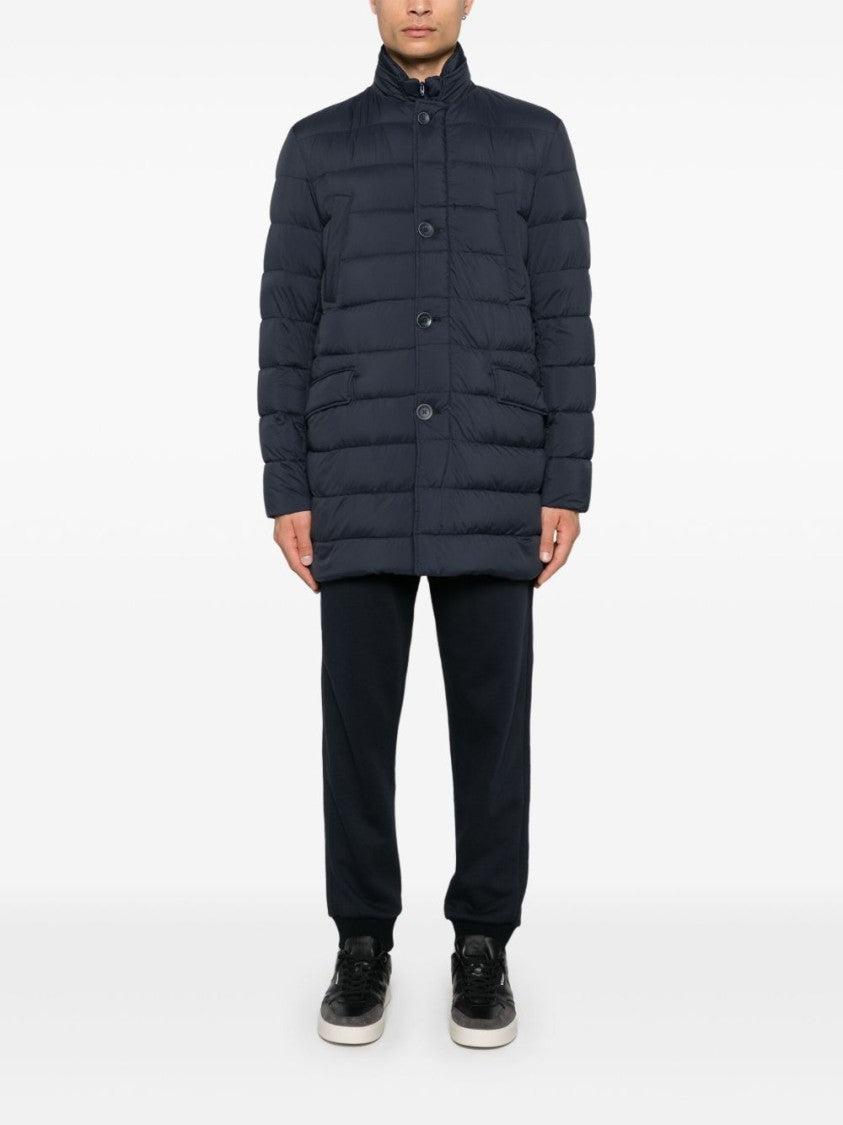 Herno Quilted Down Jacket With High Collar