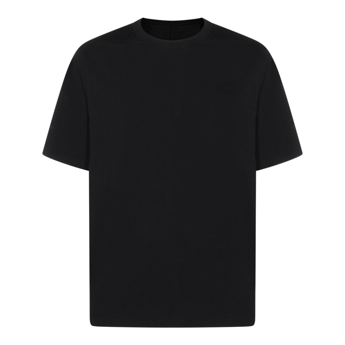 Rick Owens Oversized Black Cotton T-Shirt