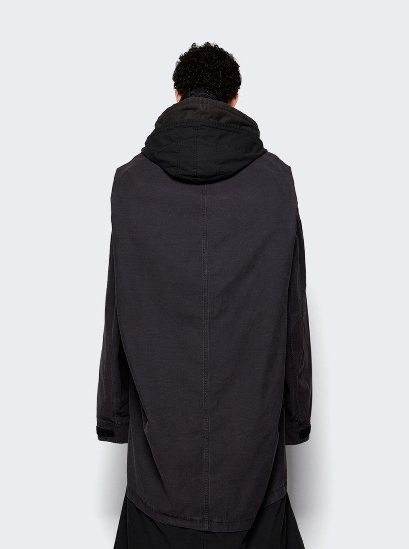 Maison Mihara Yasuhiro Quadruple Layered Coat Black