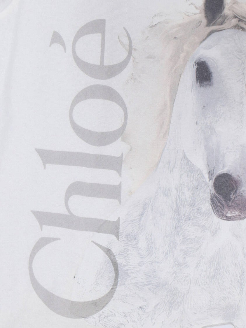 Chloé Timeless White T-Shirt With Clean Design