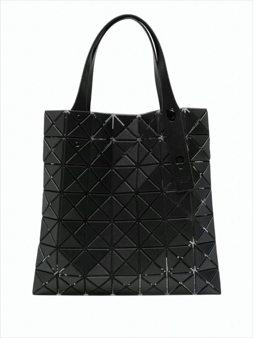 Baobao Geometric Faceted Black Tote Bag