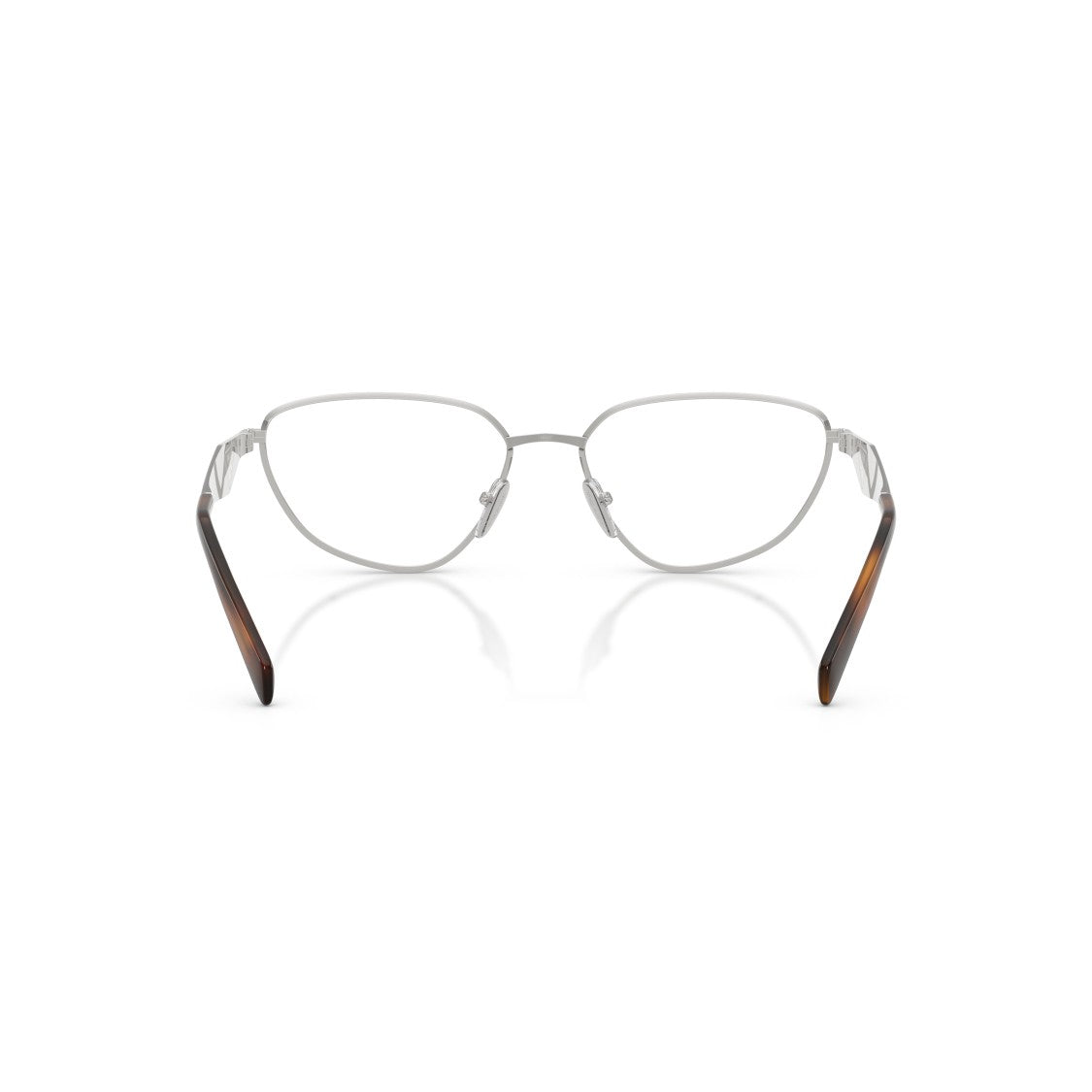 Prada 0Pr D52v Cat-Eye Silver Frame Eyeglasses