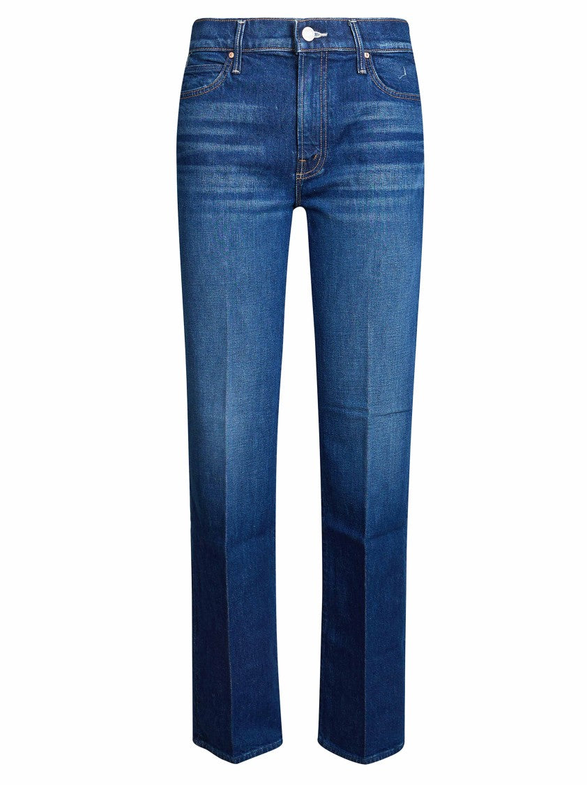 Mother The Kick It Denim Distinctive Stitching Jeans