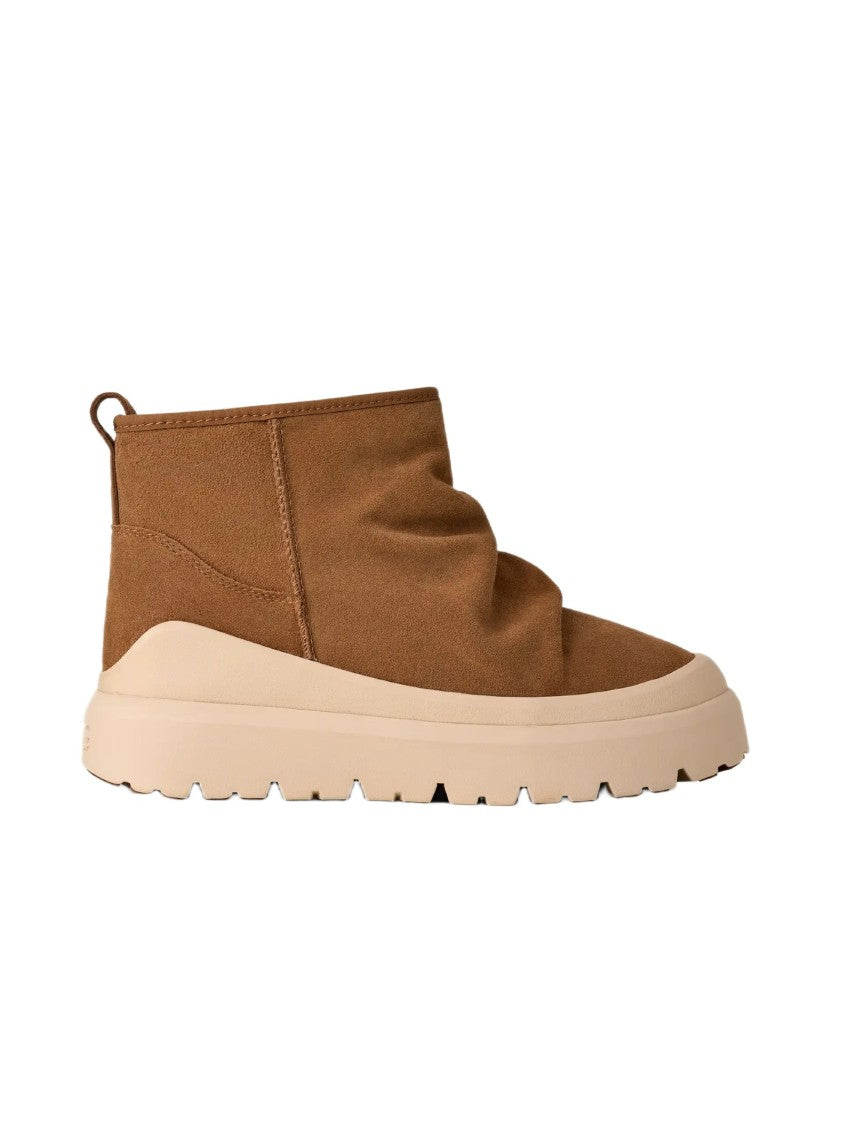 Ugg Relaxed Suede Mini Boot With Plush Lining