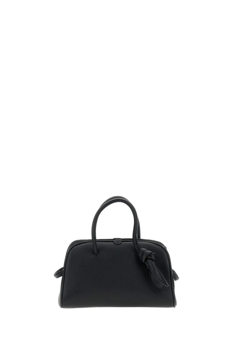 Jacquemus Petite Structured Bowling Bag With Bow Detail
