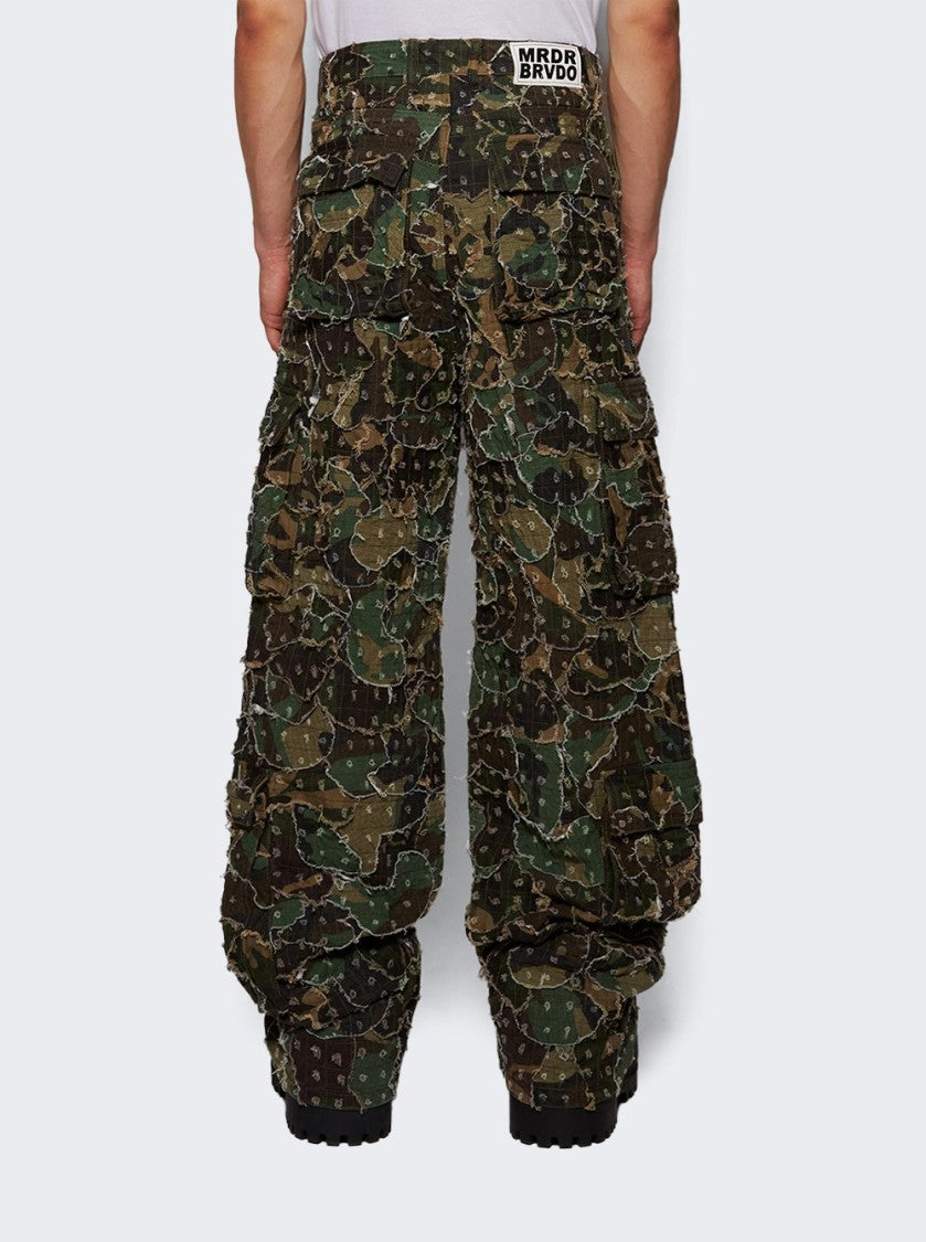 Who Decides War Micro Distressed Cargo Pant - Olive