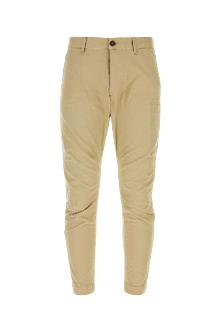 Dsquared2 Beige Stretch Cotton Sexy Chino Pant