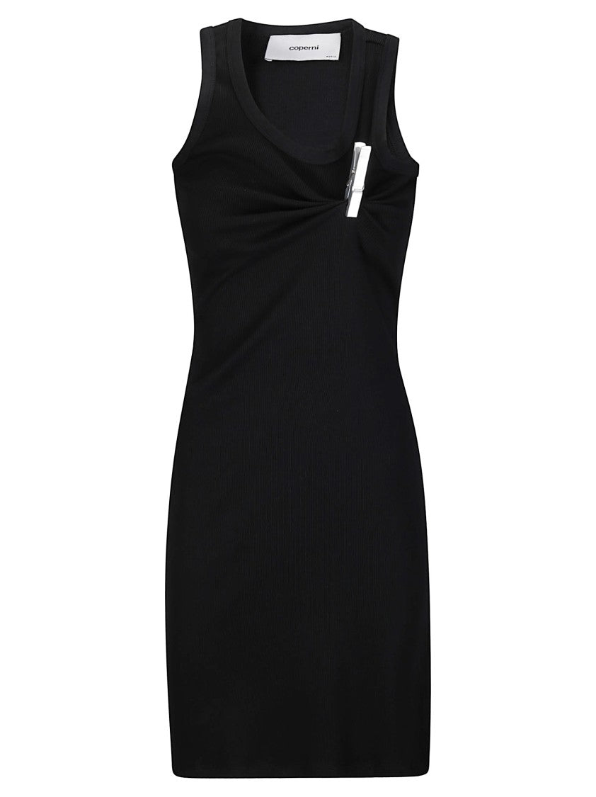 Coperni Washing Clip Rib Short Dress