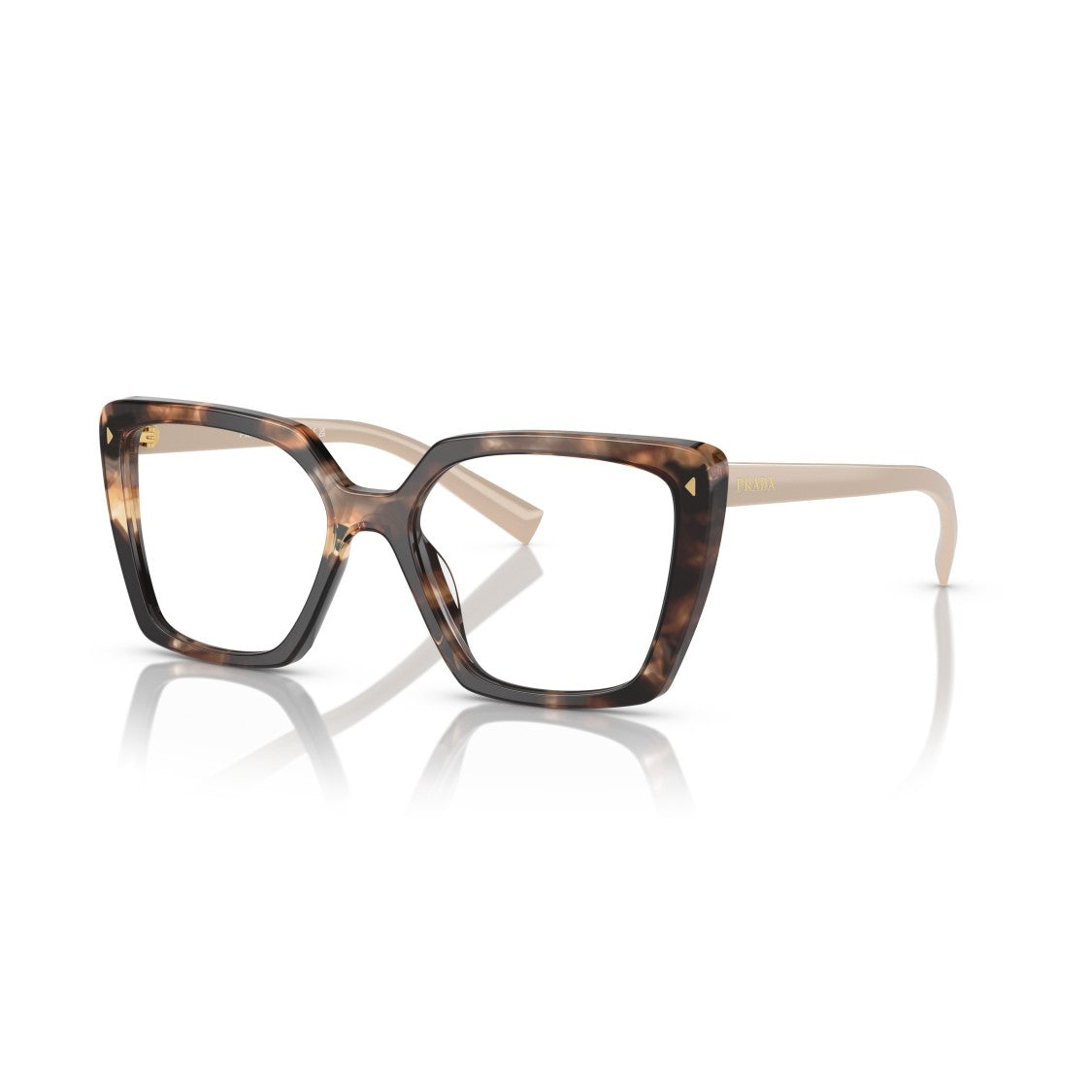 Prada 0Pr 16Zv Oversized Square Eyeglasses