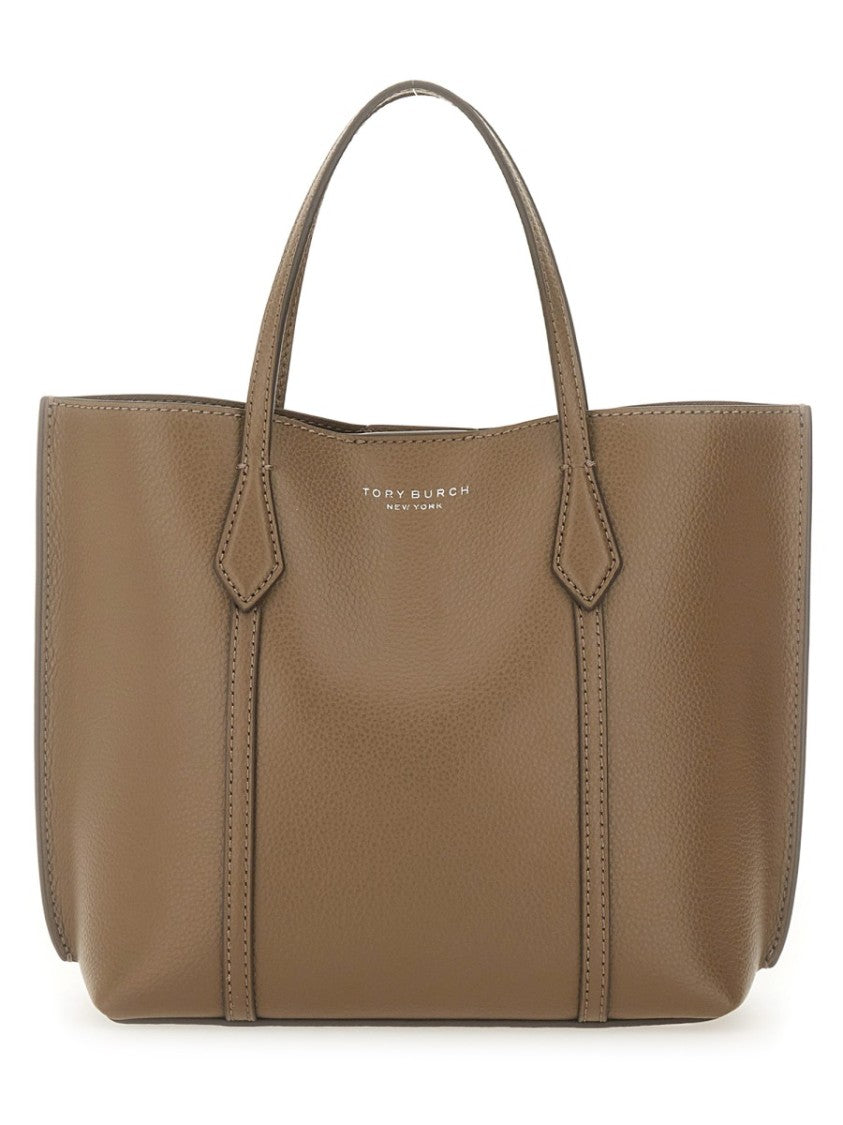 Tory Burch Perry Structured Stitched Detail Handbag