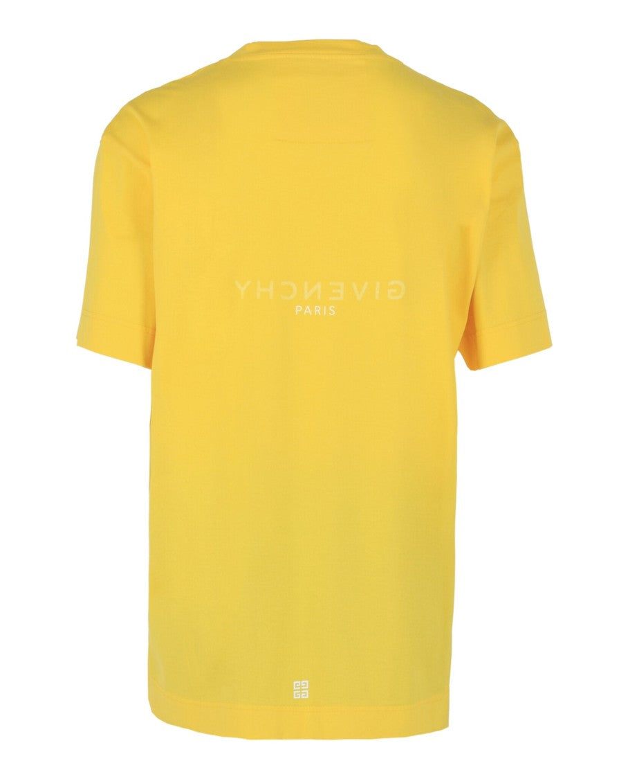 Givenchy Fitted Crewneck T-Shirt With Prominent Givenchy Paris Logo
