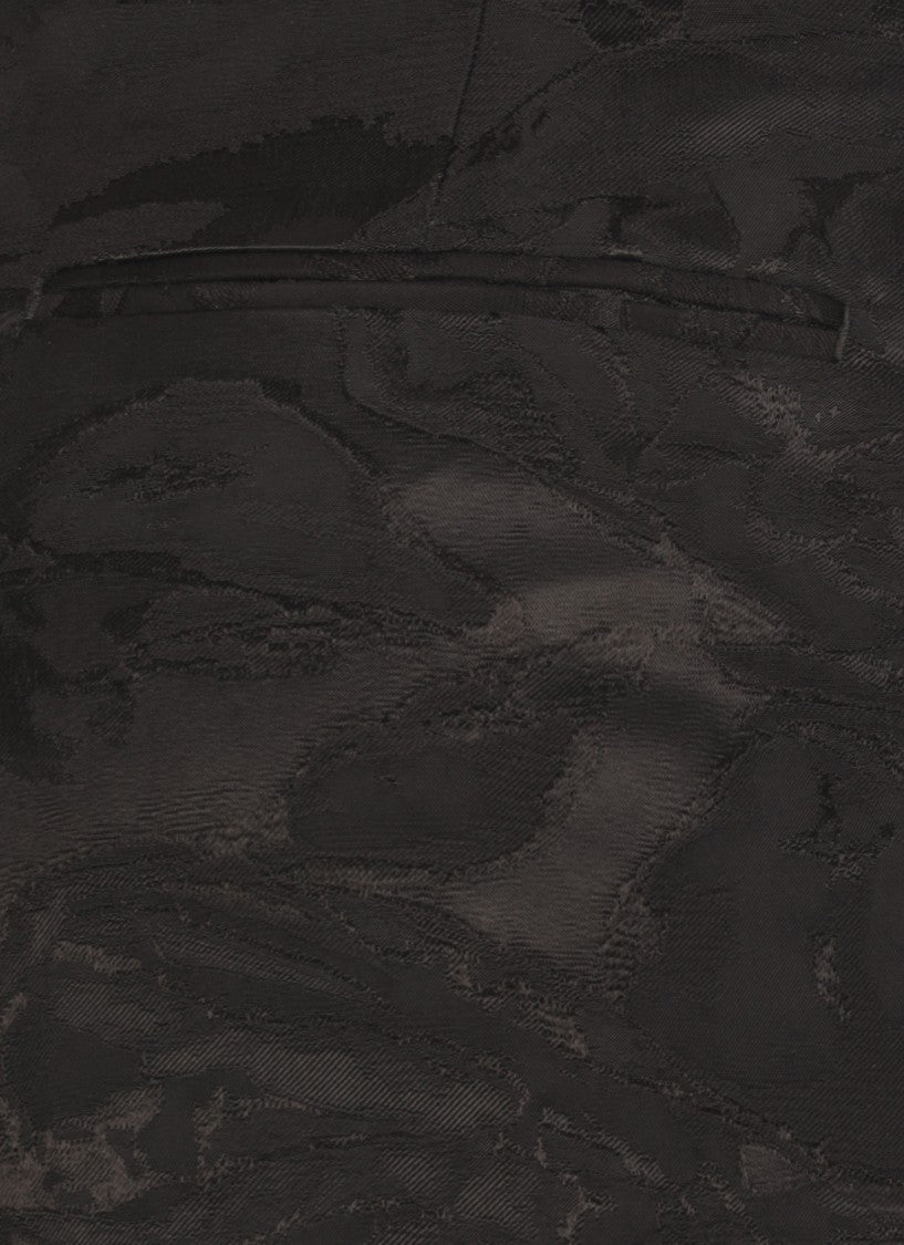 Dries Van Noten Black Viscose Trousers