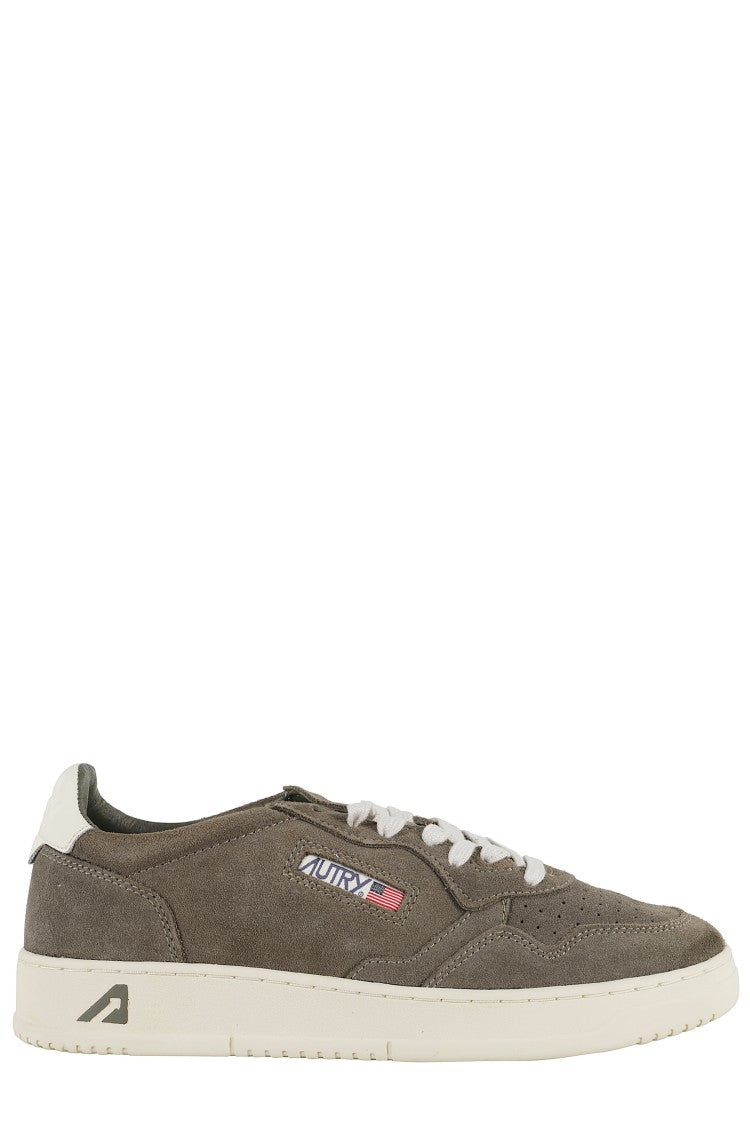 Autry Medalist Low-Top Sneakers With Suede Upper
