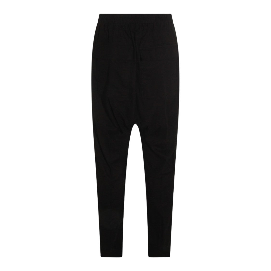 Rick Owens Relaxed Fit Trousers With Dropped Crotch