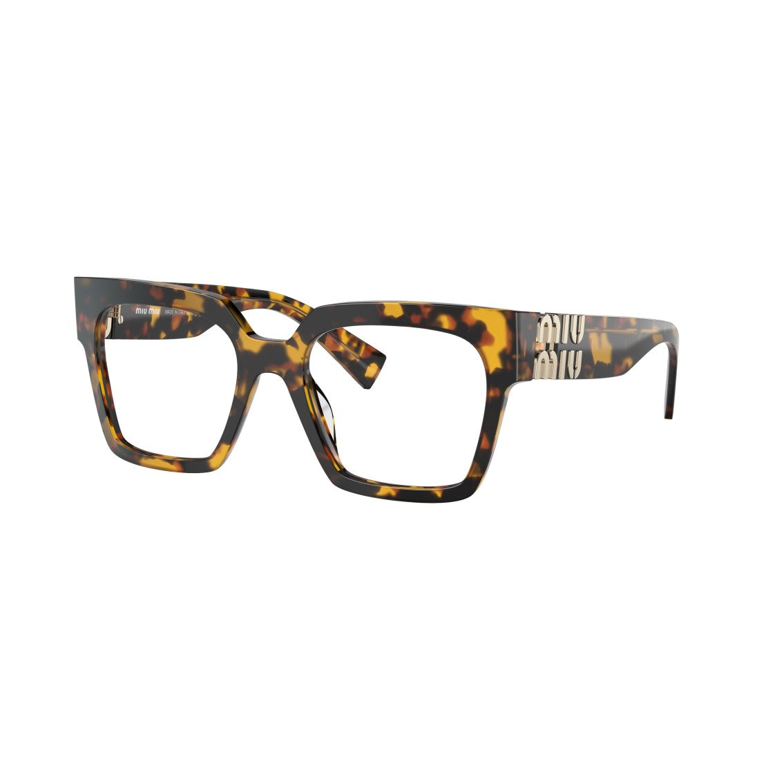 Miu Miu 0Mu 04Uv Oversized Tortoiseshell Sunglasses