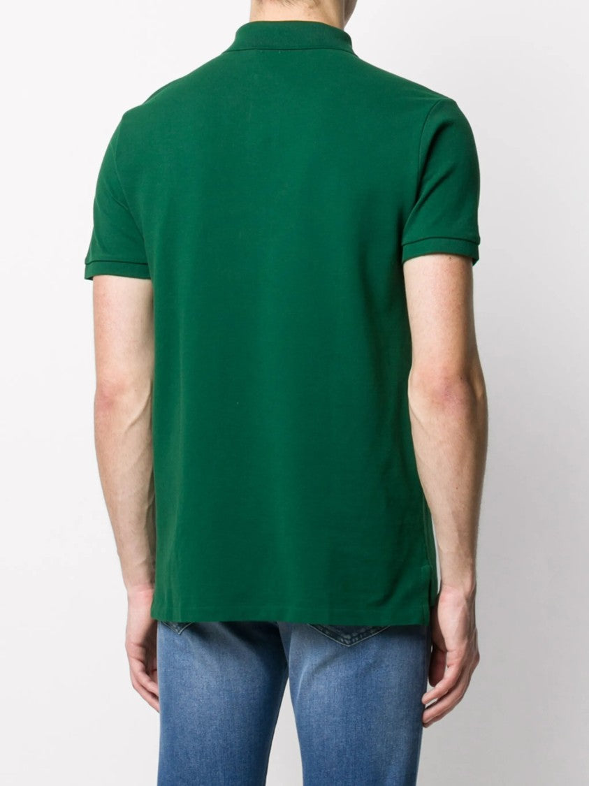 Polo Ralph Lauren Deep Green Polo Shirt Piqué Knit