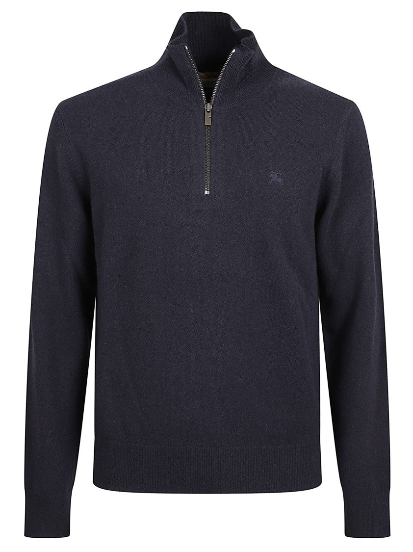 Burberry Cashmere Sweater With Half Zip