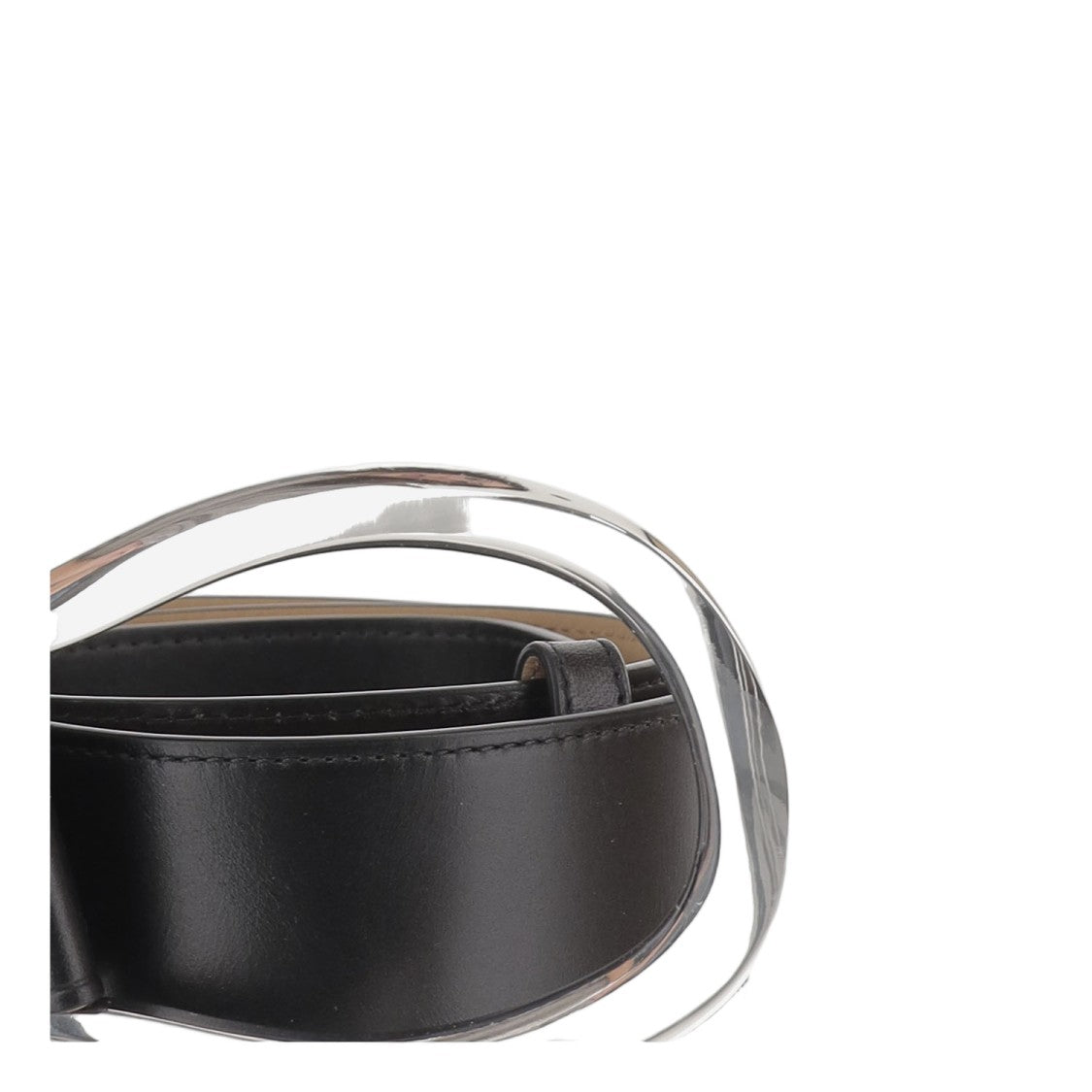 Polo Ralph Lauren Wide Strap Black Leather Belt
