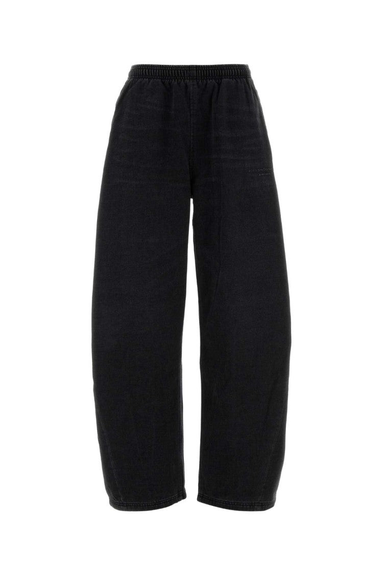 Alexander Wang Black Cotton Blend Joggers