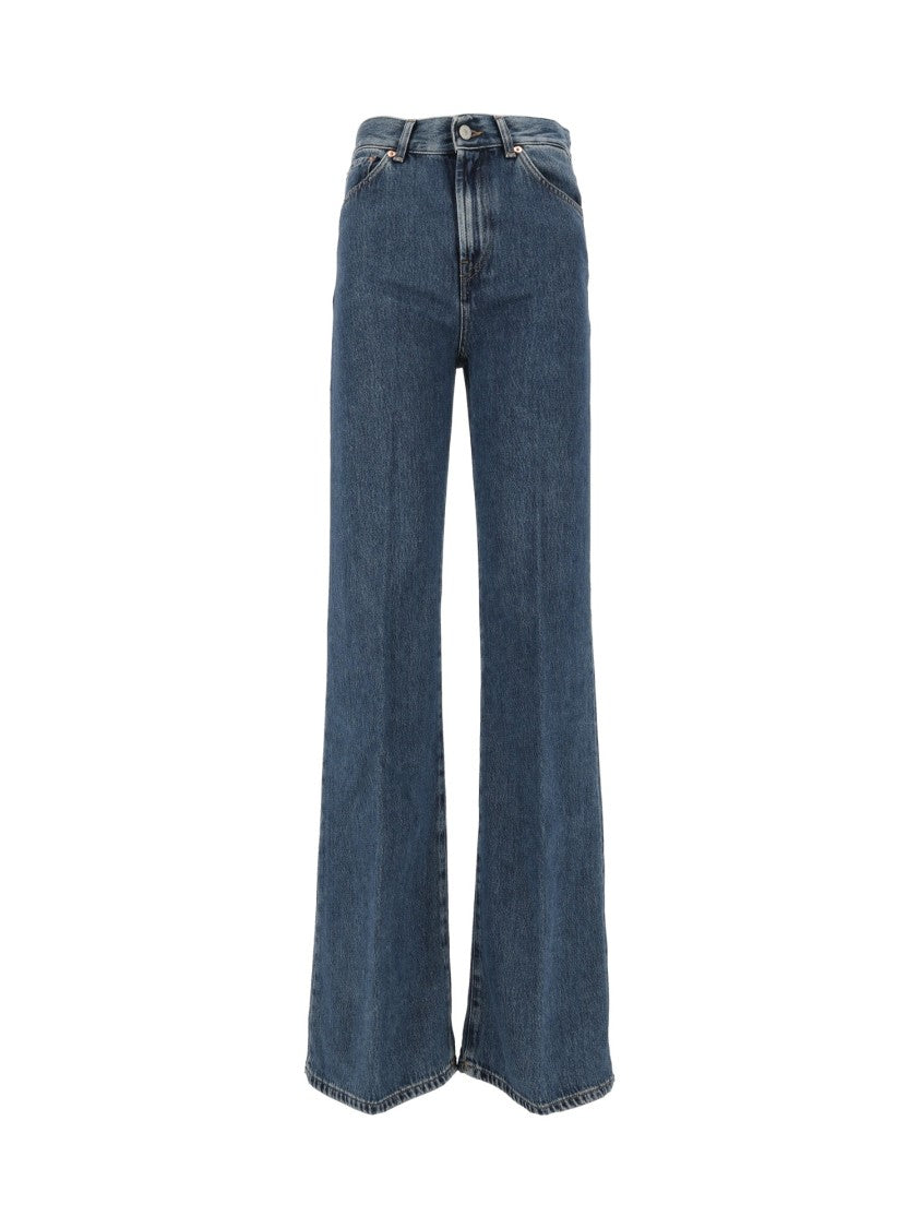 Dondup Amber High-Waisted Wide-Leg Wide-Leg Jeans