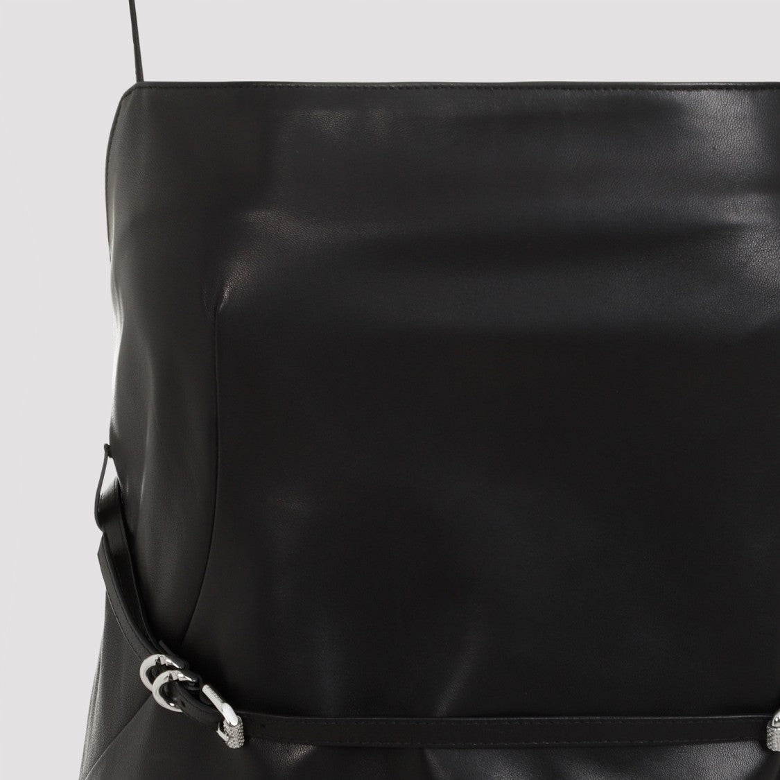 Givenchy Voyou Black Lamb Leather Mini Dress