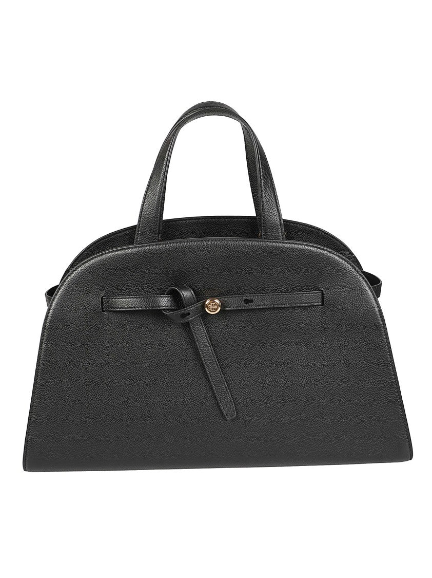 Tory Burch Romy Textured Leather Bowling Bag