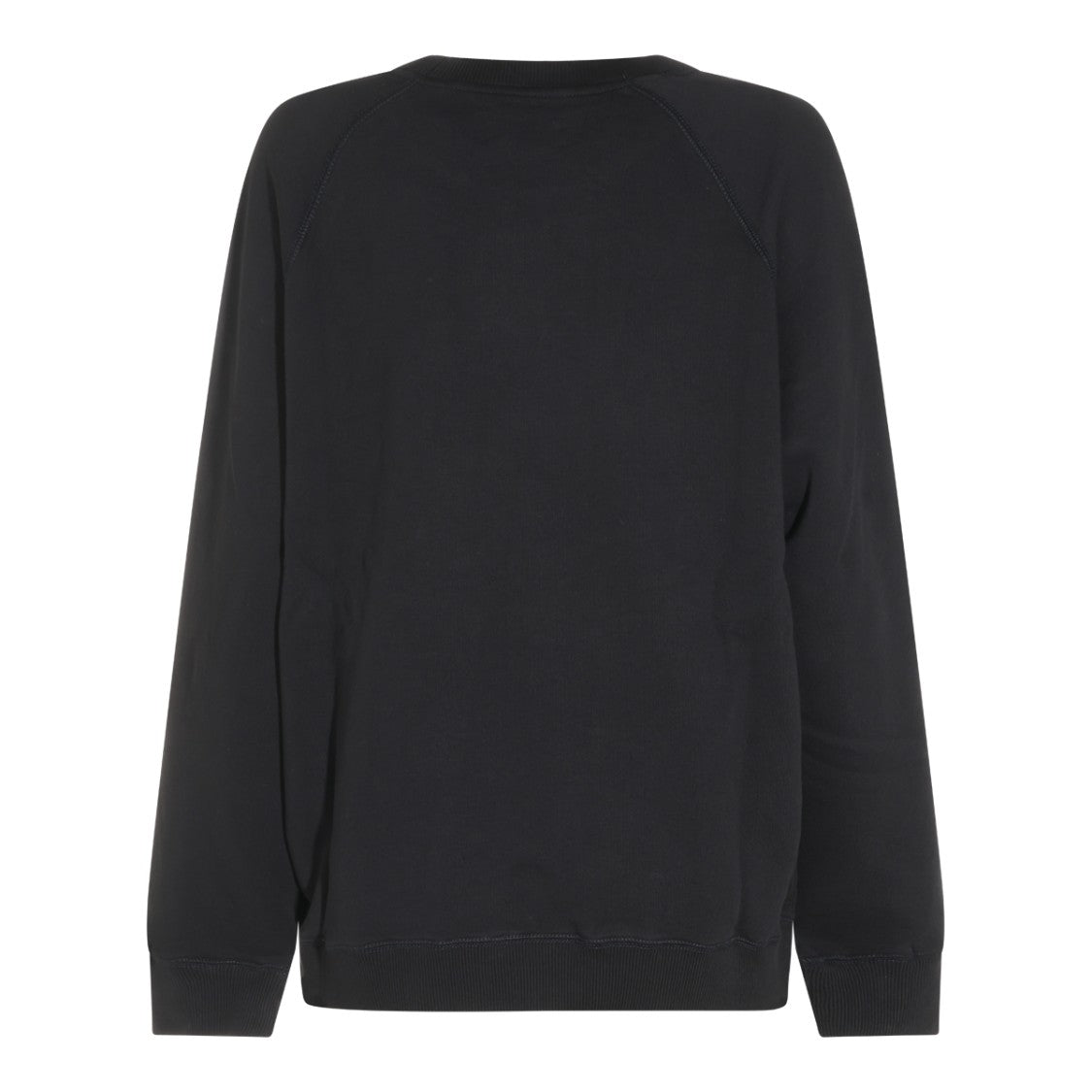 Zadig & Voltaire Cotton Sweatshirt With Signature Logo And Ribbed Details