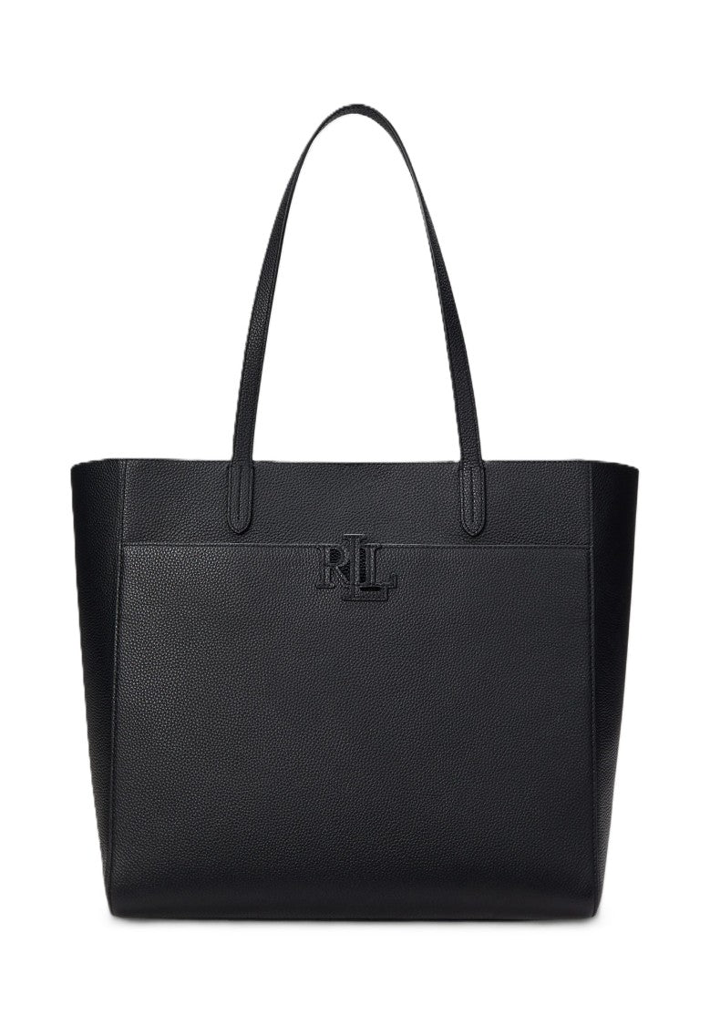 Lauren Ralph Lauren Black Cmryn Large Recycled Tote Bag