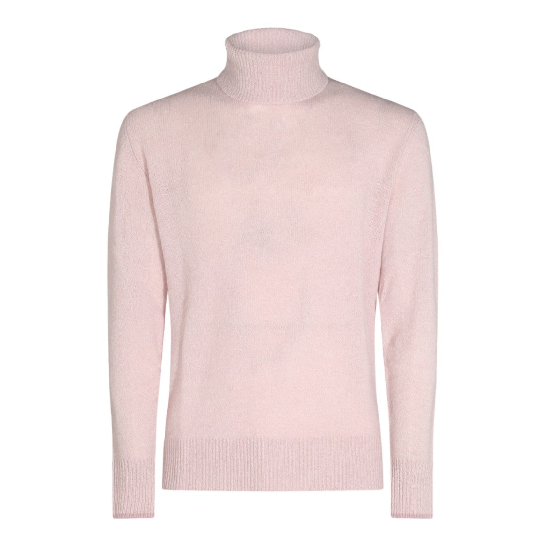 Altea Light Pink Ribbed Turtleneck Sweater