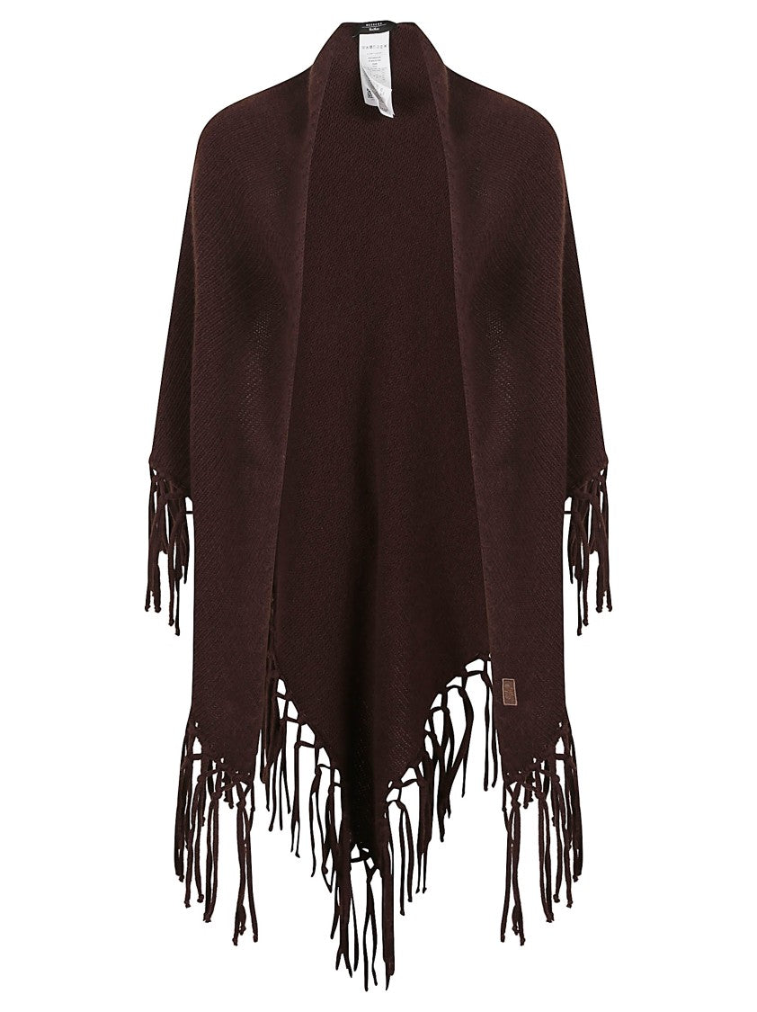 Max Mara Triangular Wool Scarf With Textured Finish