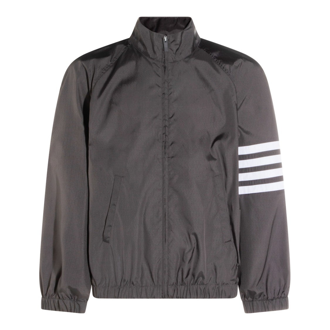 Thom Browne Dark Grey Zip Jacket