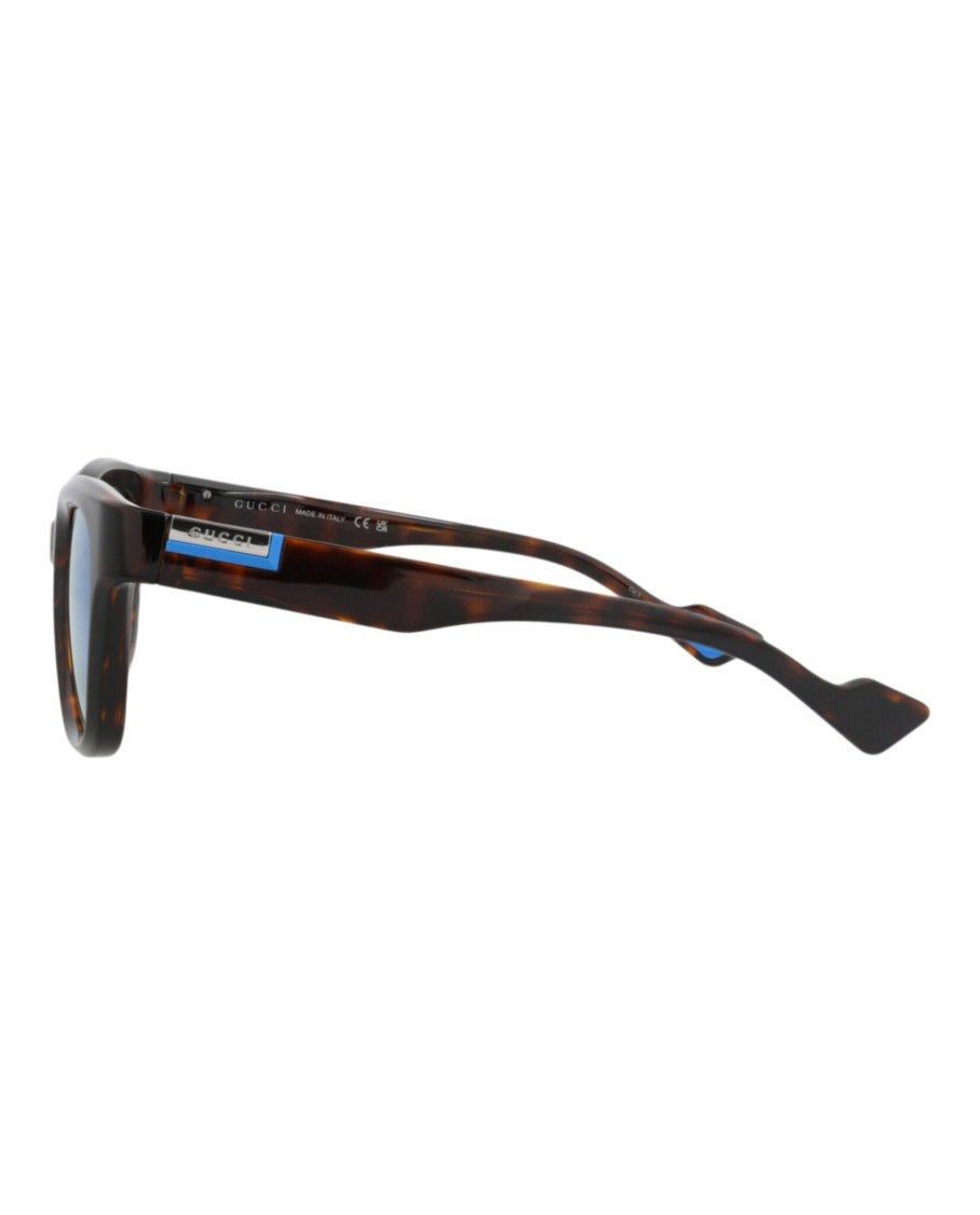 Gucci Square-Frame Injection Sunglasses