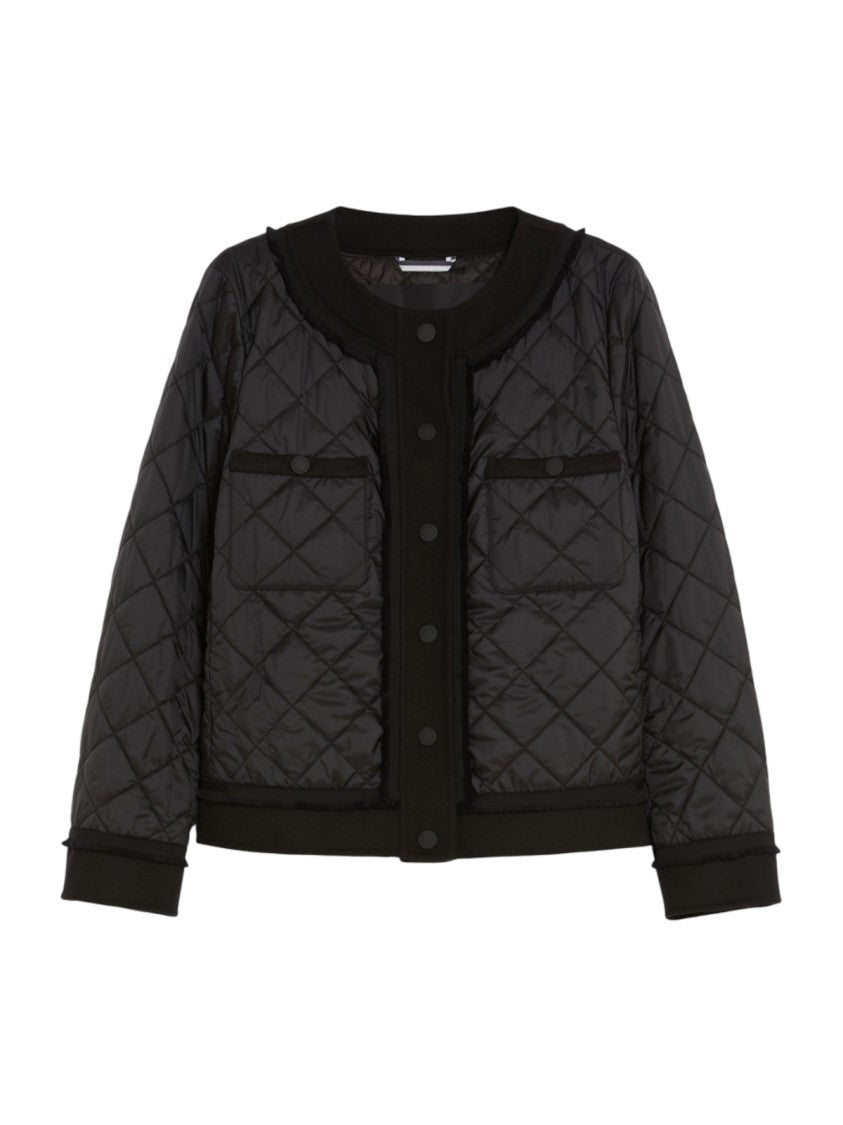 Max Mara Diamond Quilted Short Jacket