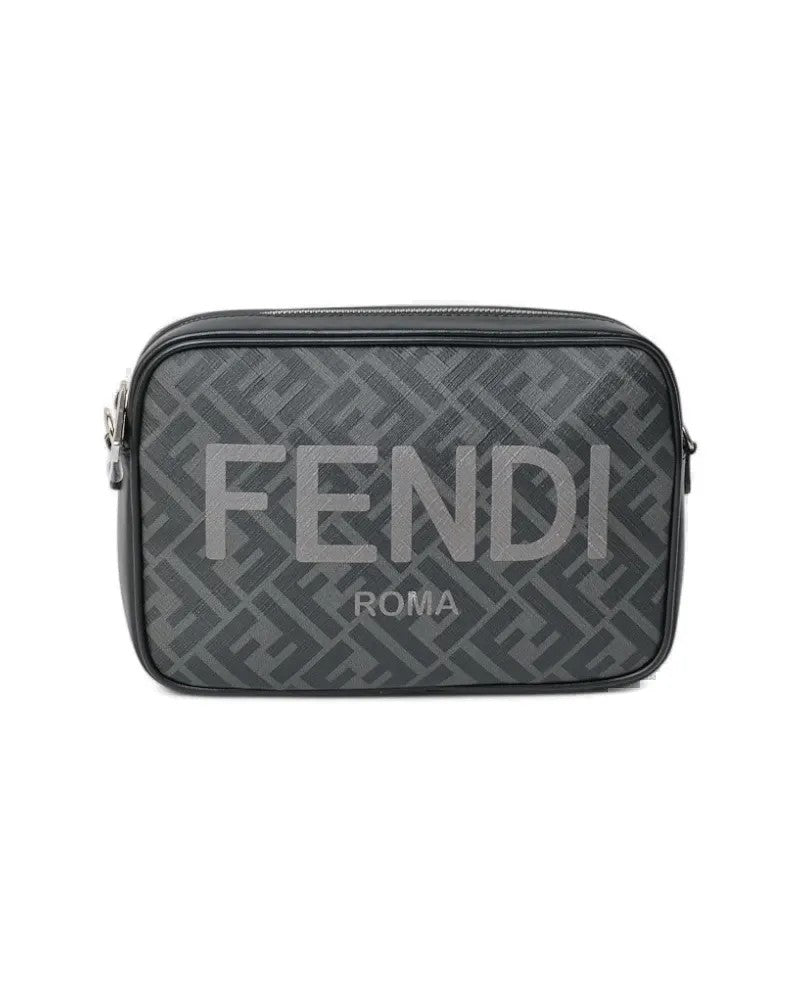 Fendi Camera Bag Ff Logomania - Black