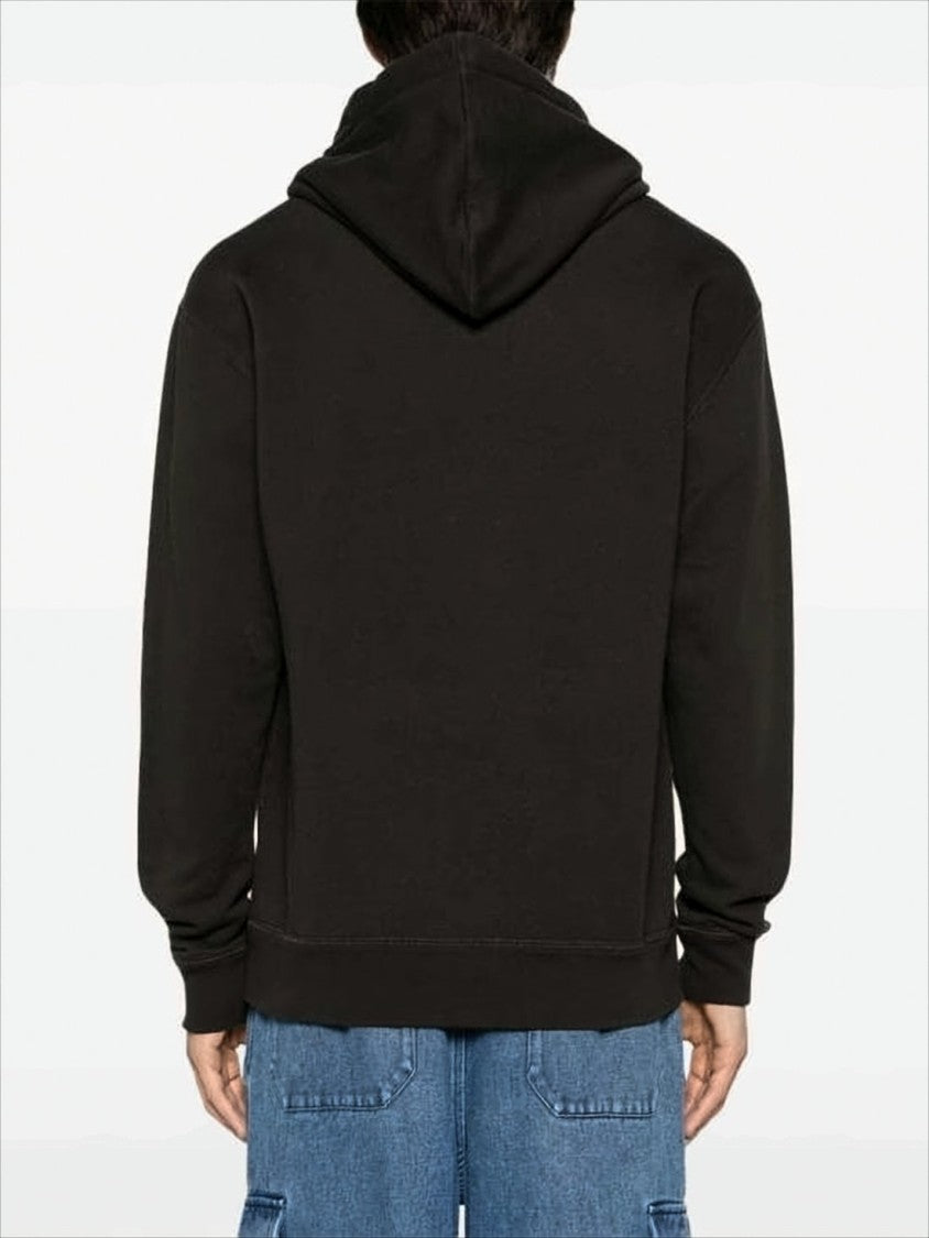 Isabel Marant Relaxed Fit Black Hoodie With Adjustable Drawstring