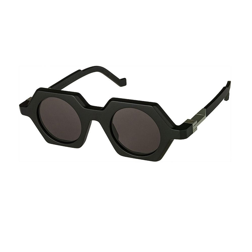 Vava Bl0047 Black Label Bold Black Bio-Acetate Sunglasses
