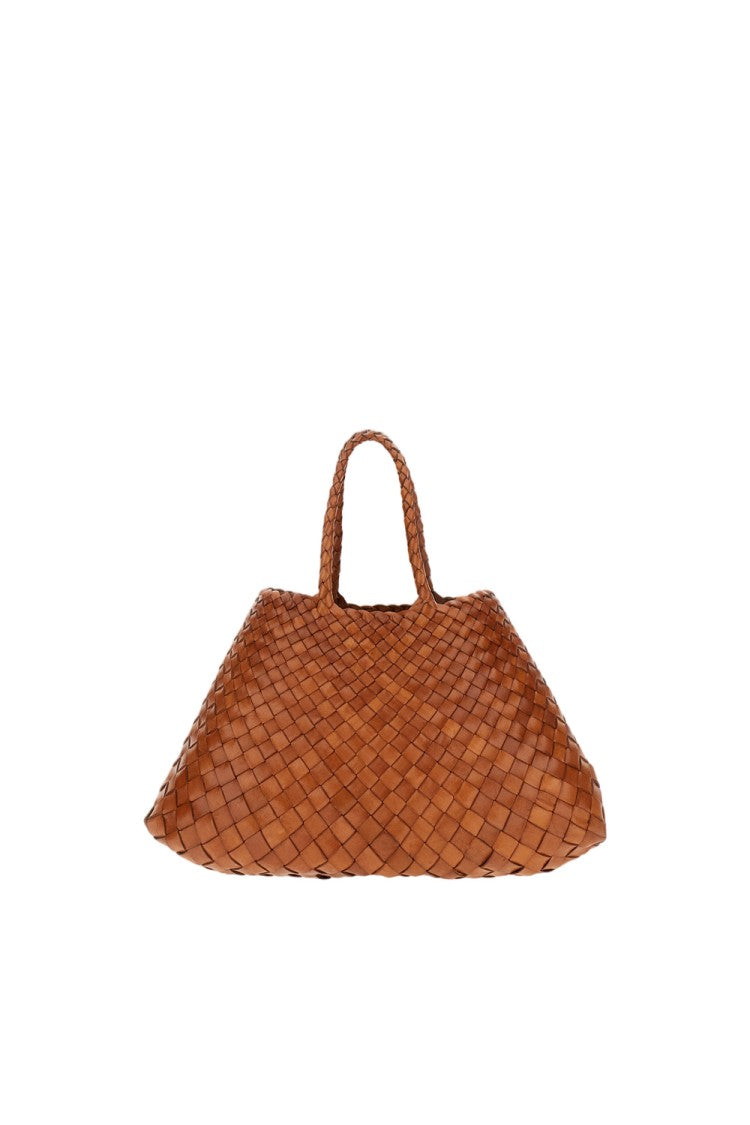 Dragon Diffusion Handwoven Buffalo Calf Leather Tote With Textured Design