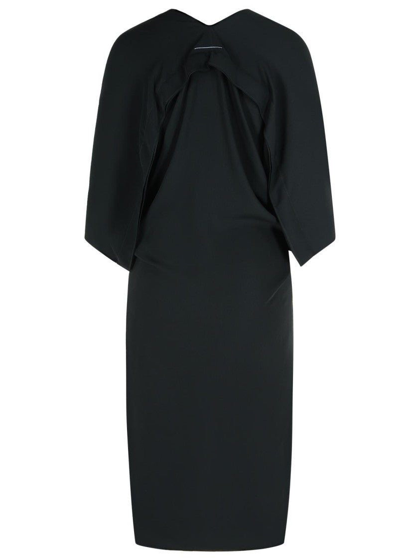 Mm6 By Maison Margiela Black Polyester Dress