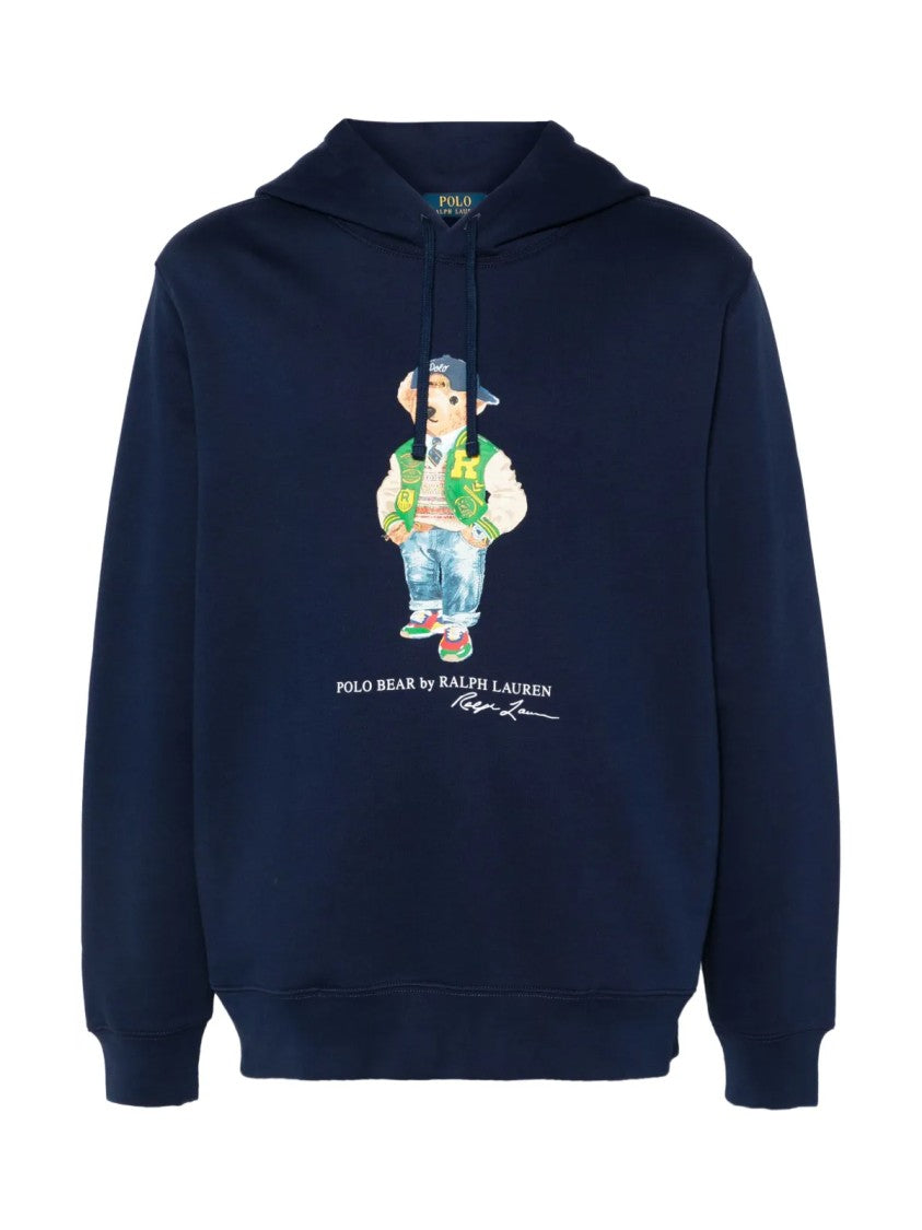 Polo Ralph Lauren Varsity Polo Bear Logo Hoodie