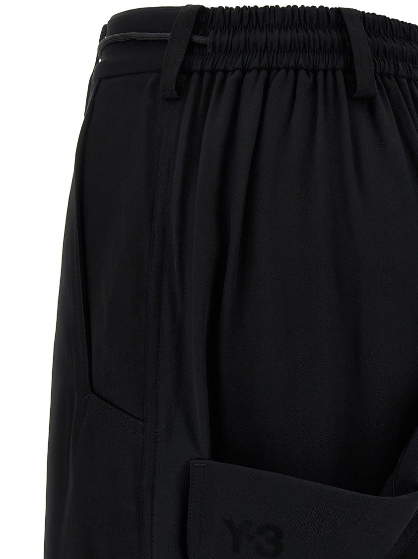 Y-3 ' Rayon Twill Wide' Pants