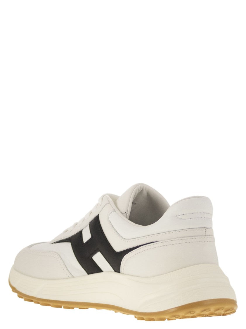Hogan Hyperlight - Leather Sneakers With Side H