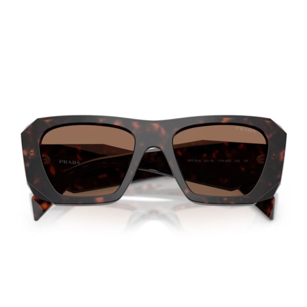 Prada Pr B18s Symbole Oversized Geometric Frame Sunglasses