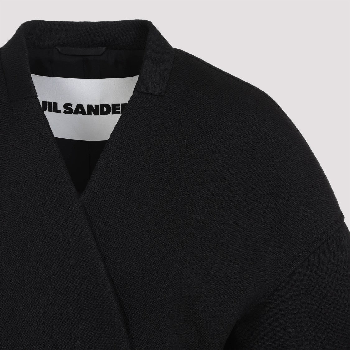 Jil Sander Black Virgin Wool Jacket