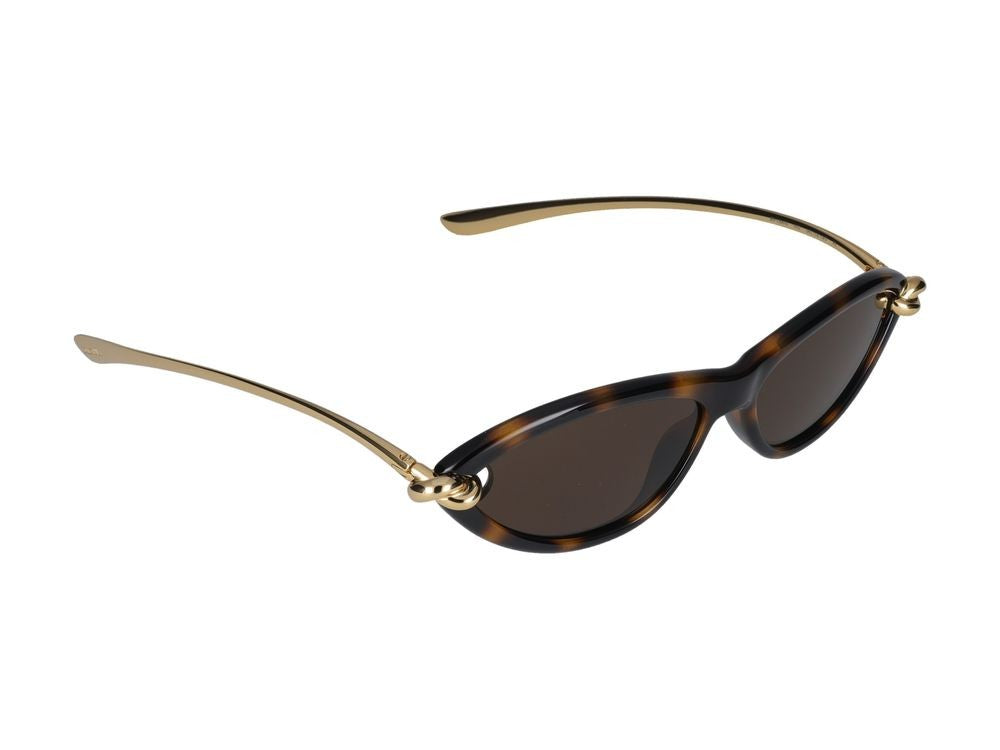 Bottega Veneta Sunglasses Bv1390s 002 Havana Gold Brown 56/14/145