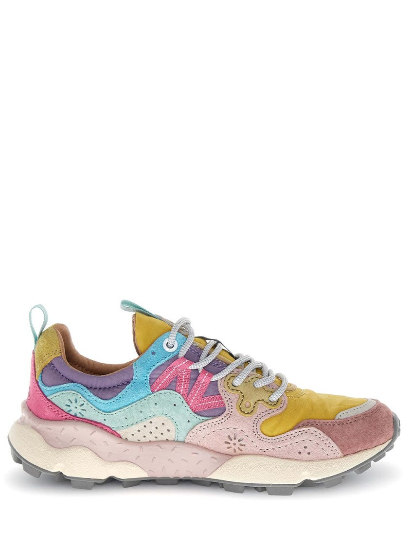Flower Mountain Pastel Multi-Layered Sneakers With Chunky Sole