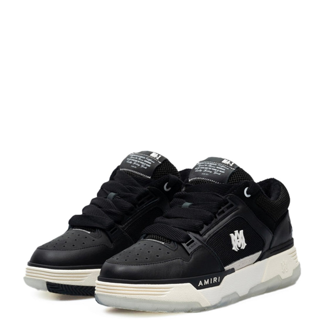 Amiri Black Cotton Laces Sneakers