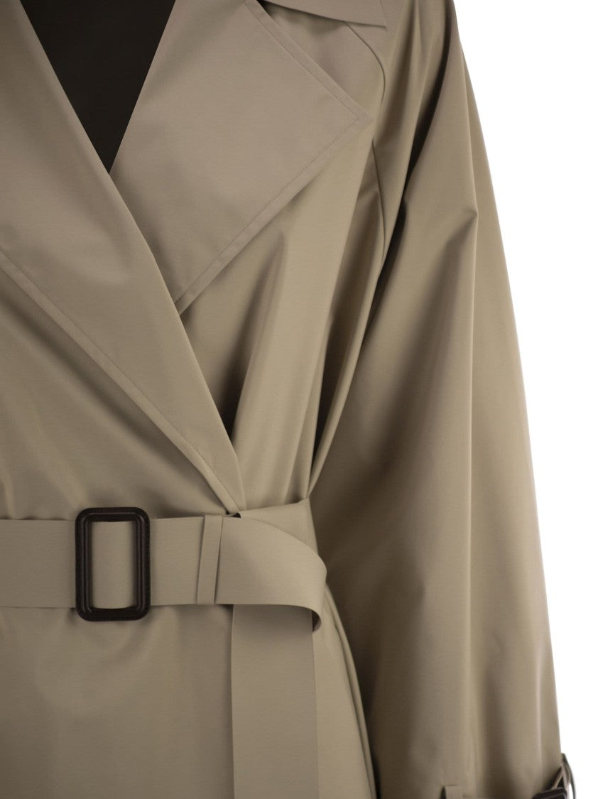 Max Mara Fatto - Water-Repellent Canvas Trench Coat