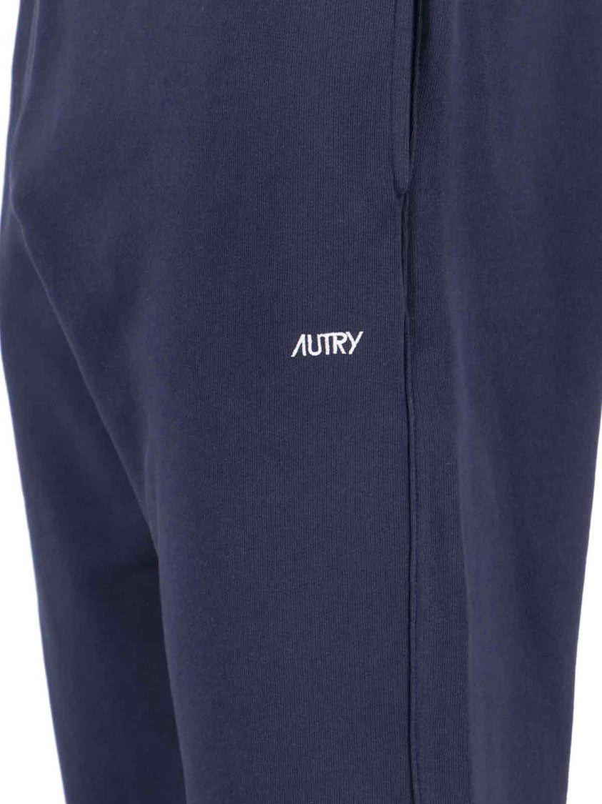 Autry Logo Sweatpants – Navy Blue