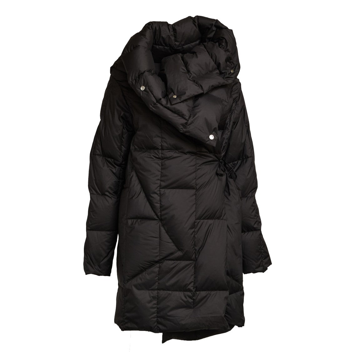Add Matte Finish Short Quilted Jacket With Adjustable Features