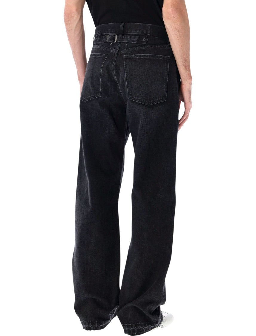 Maison Margiela Faded Straight-Leg Denim Jeans